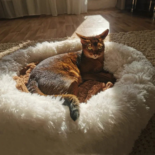 Zen Plush Fleece Pet Bed - Large